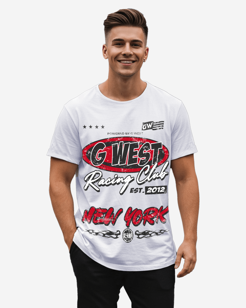 G West Racing Club Oversized Tee - G West