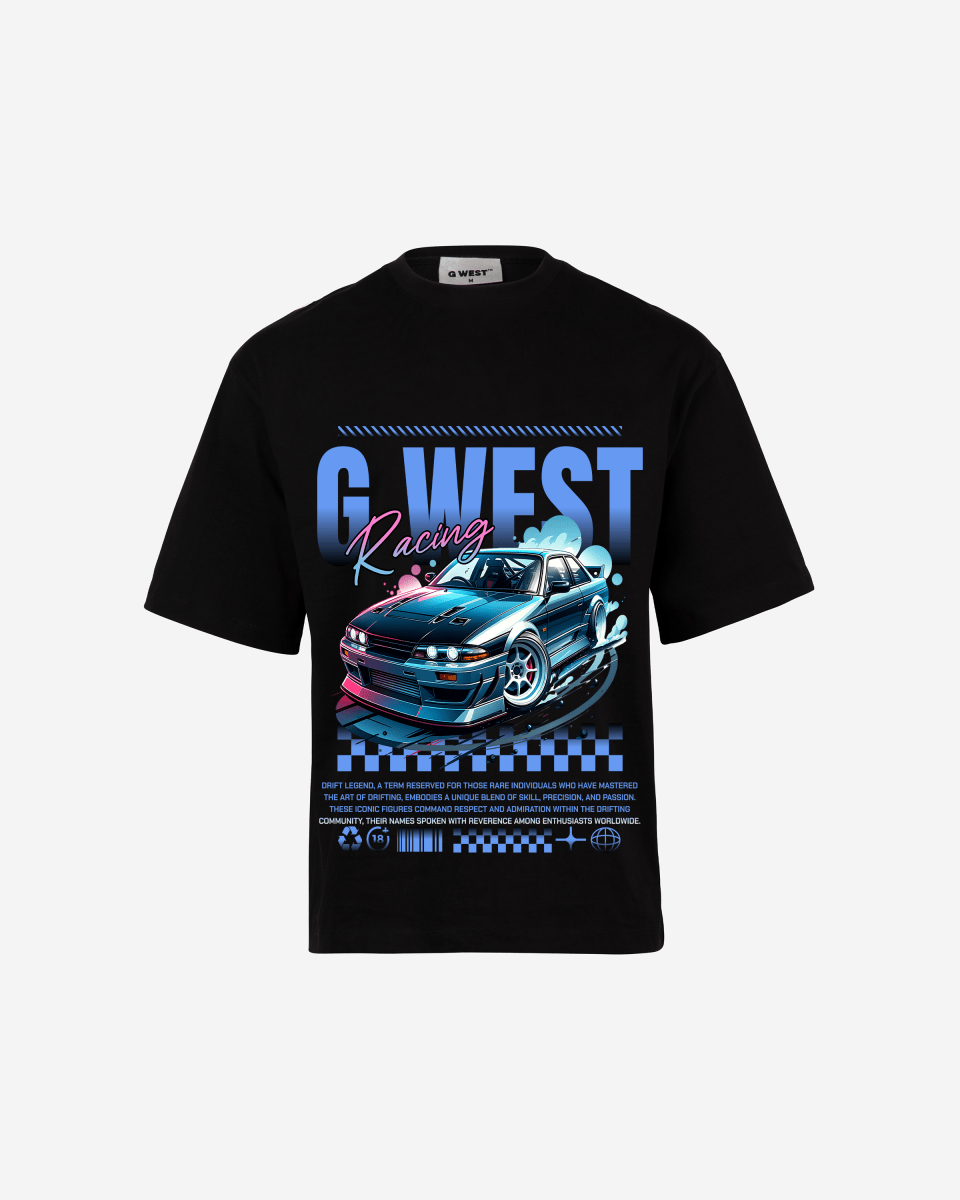 G - WEST RACING OVERSIZED TEE GWROJMT144 - G West
