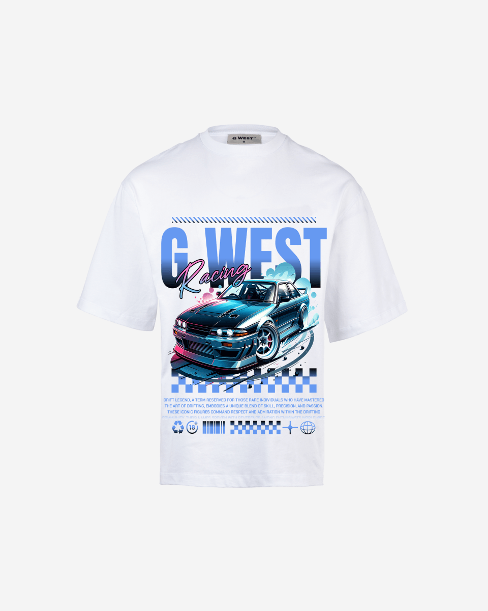 G - WEST RACING OVERSIZED TEE GWROJMT144 - G West