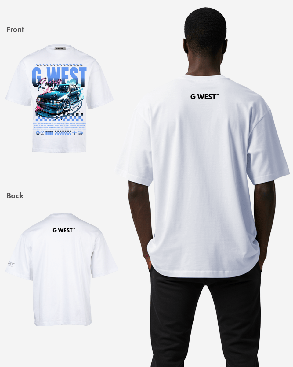 G - WEST RACING OVERSIZED TEE GWROJMT144 - G West