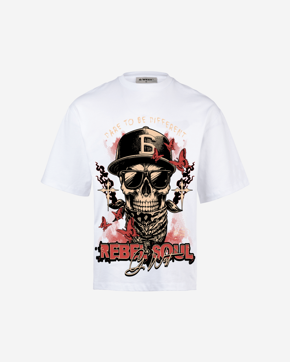 G - WEST REBEL SOUL OVERSIZED TEE GWROJMT152 - G West