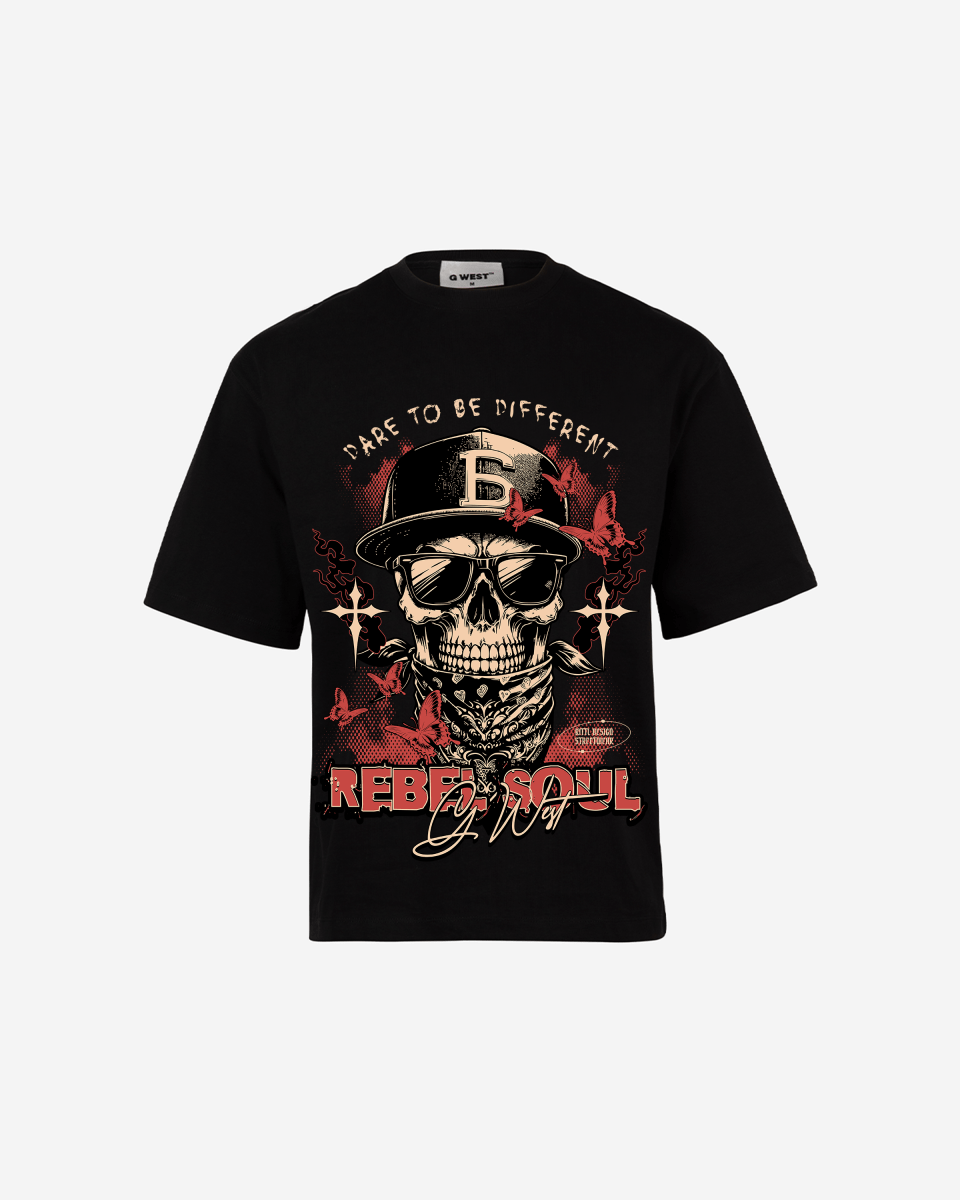 G - WEST REBEL SOUL OVERSIZED TEE GWROJMT152 - G West