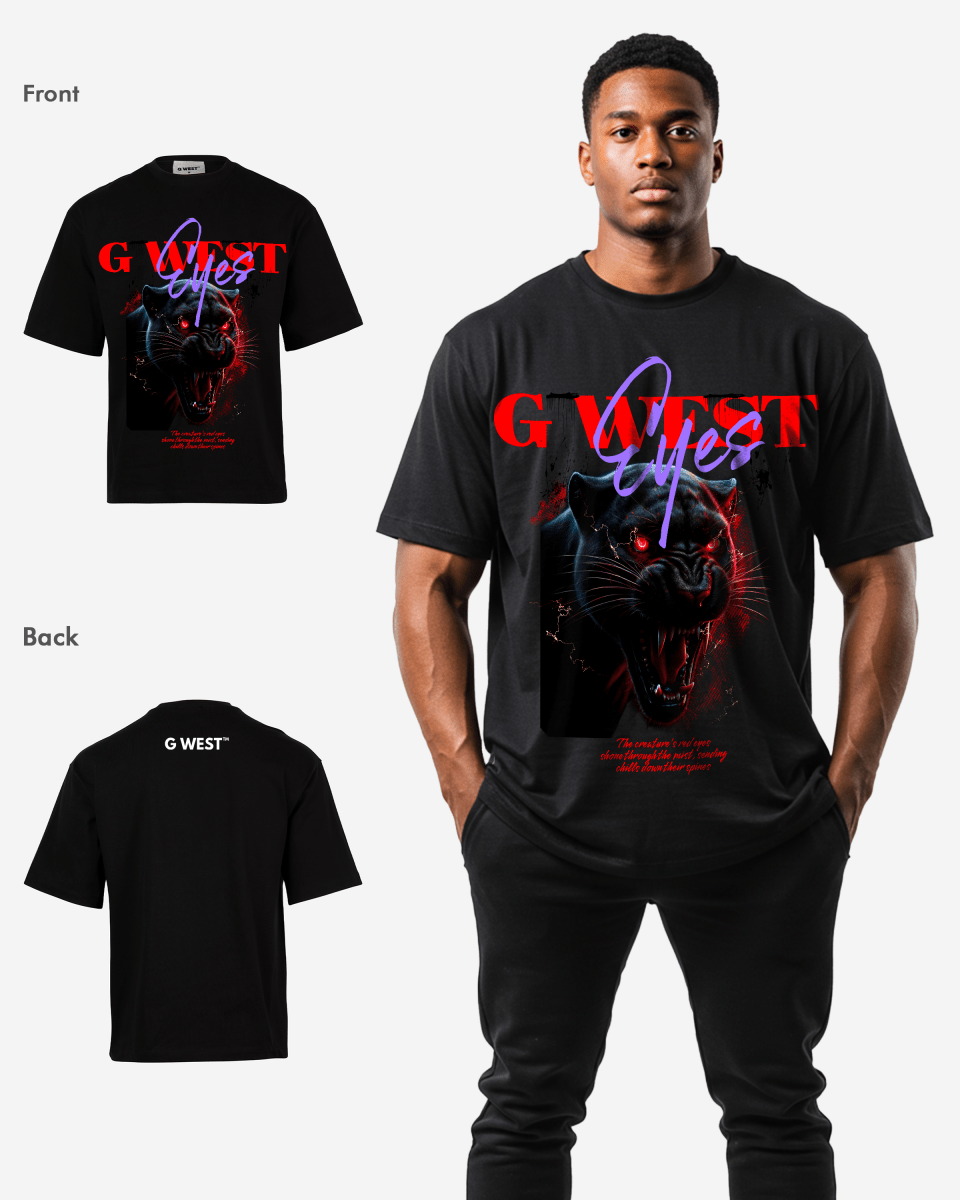 G - WEST RED FURY OVERSIZED TEE GWROJMT190 - G West