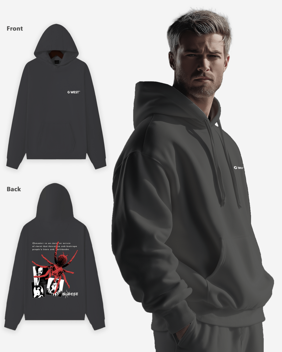 G West Red Spider Heavy Premium Hoodie - 6 Colors - G West