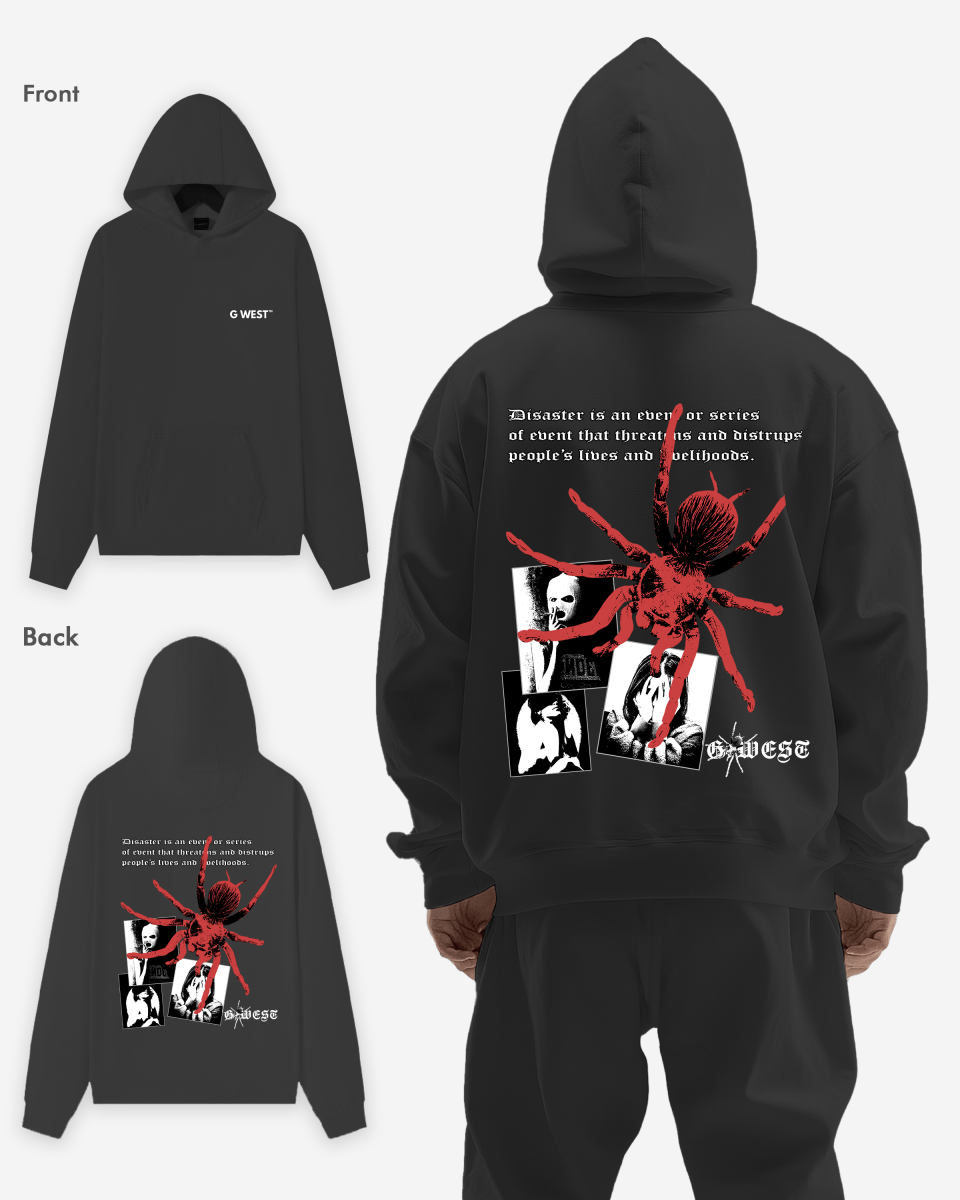 G West Red Spider Heavy Premium Hoodie - 6 Colors - G West