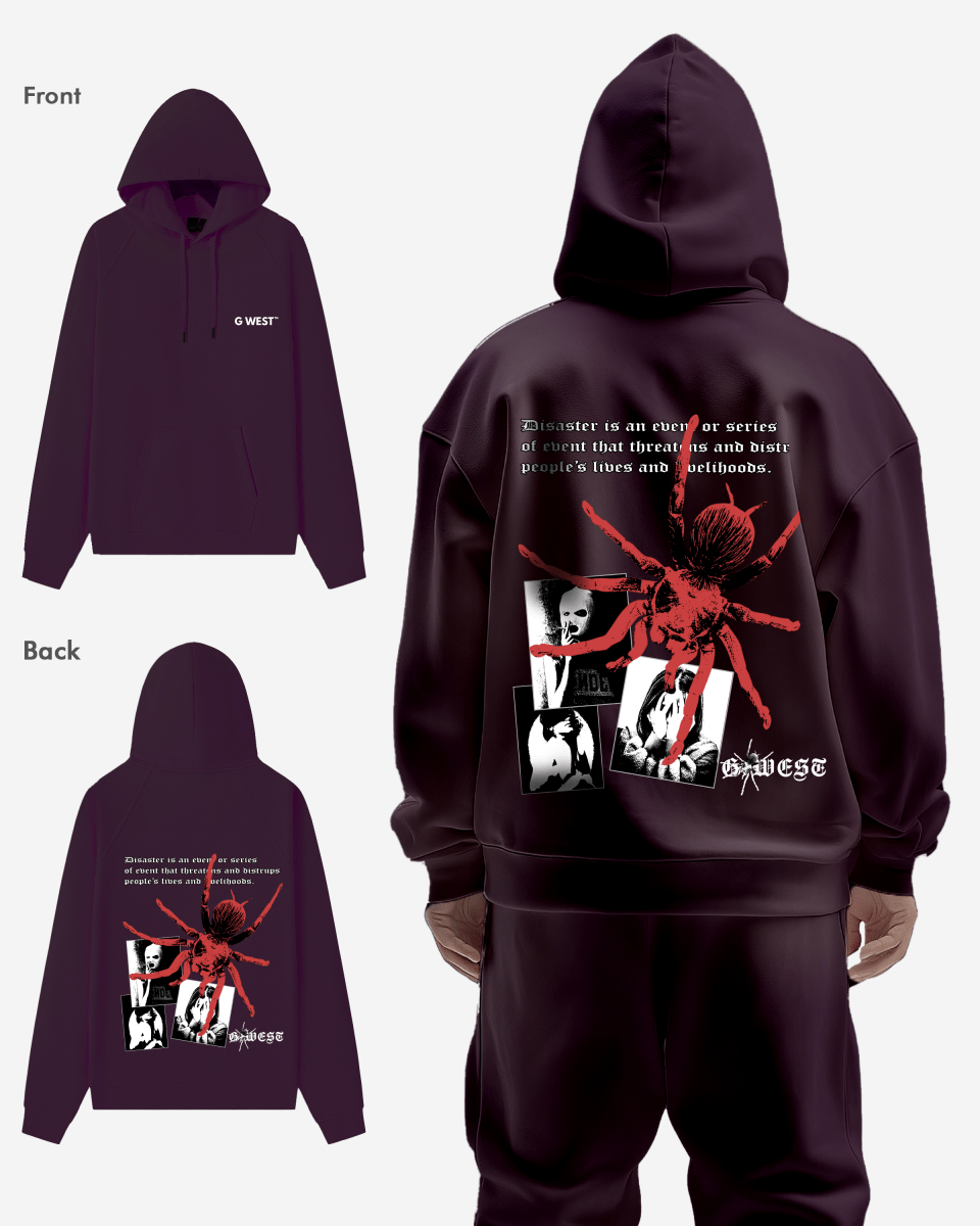 G West Red Spider Heavy Premium Hoodie - 6 Colors - G West