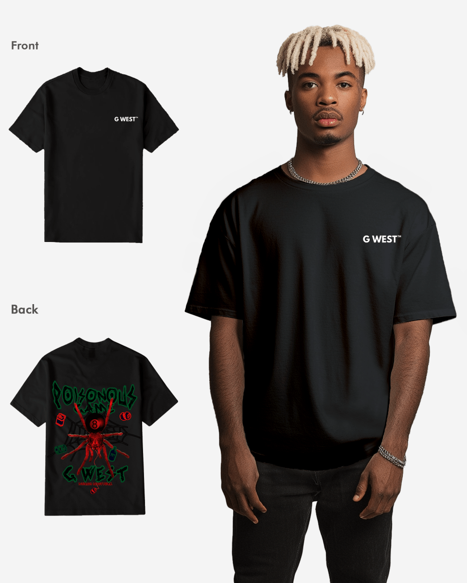 G West Regular Fit Poison Game T Shirt - G West