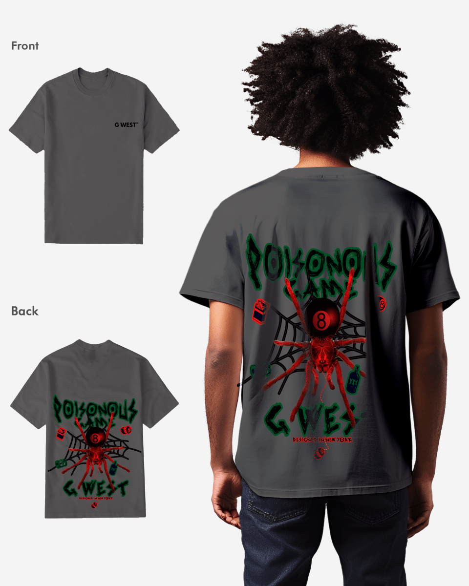 G West Regular Fit Poison Game T Shirt - G West