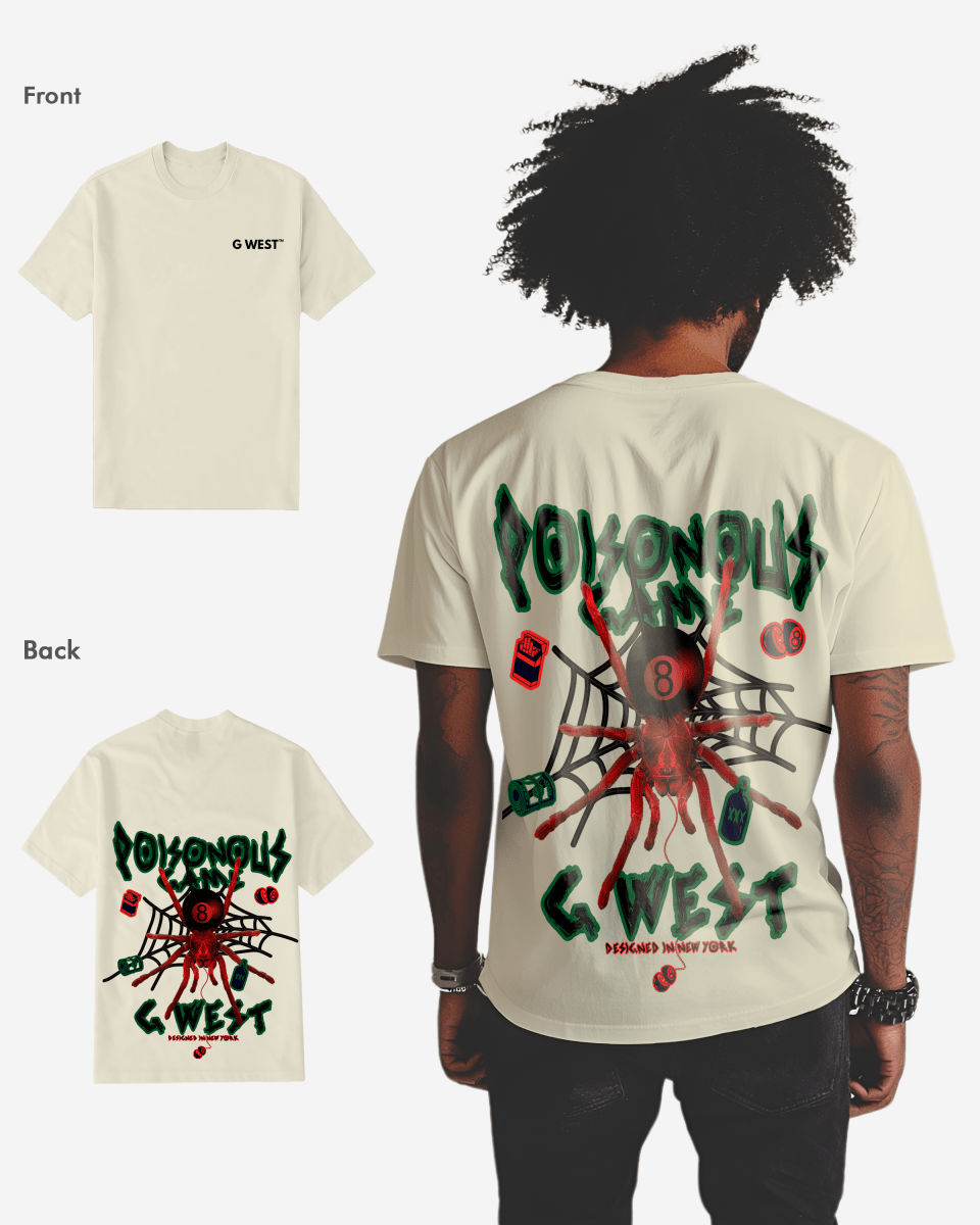 G West Regular Fit Poison Game T Shirt - G West