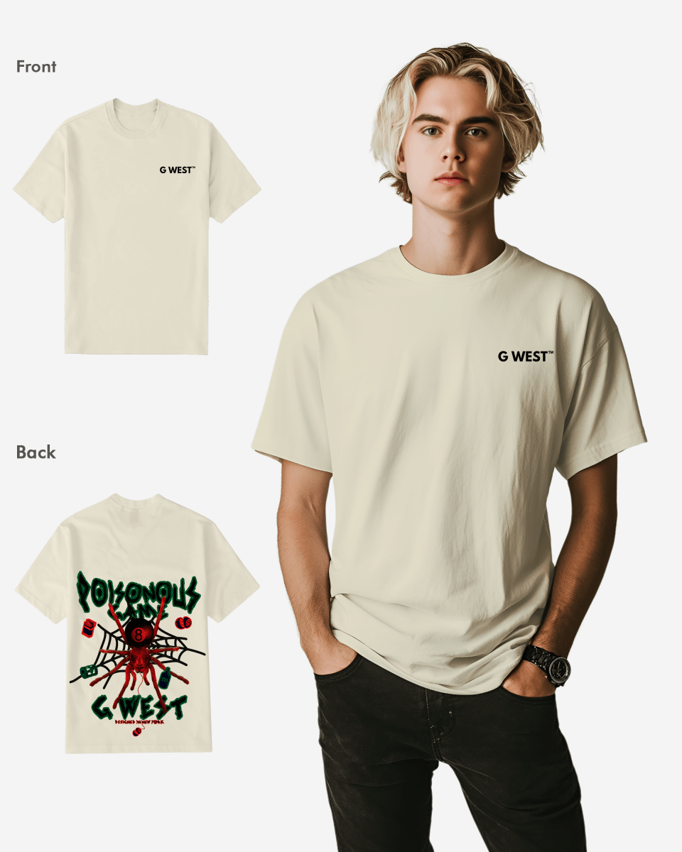 G West Regular Fit Poison Game T Shirt - G West