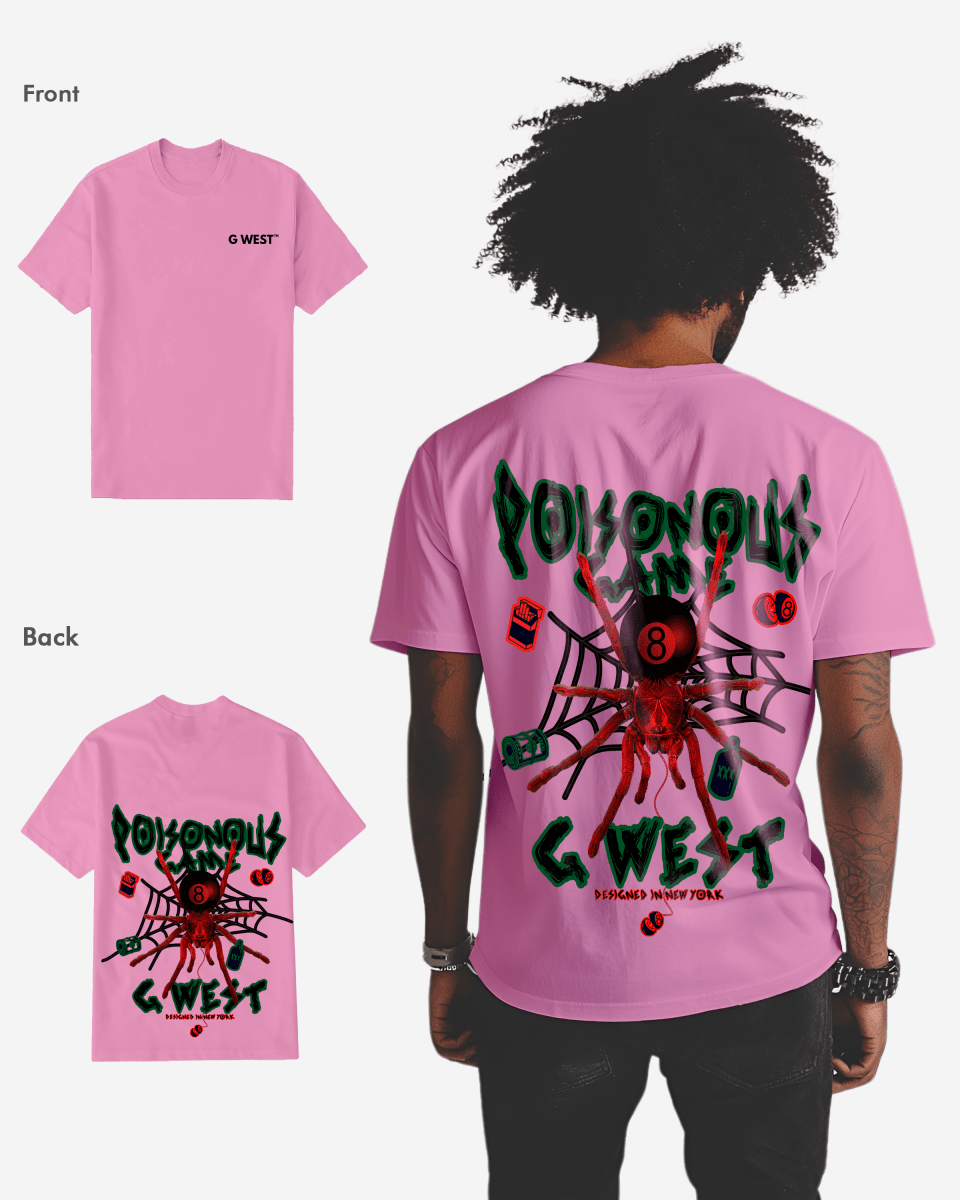 G West Regular Fit Poison Game T Shirt - G West