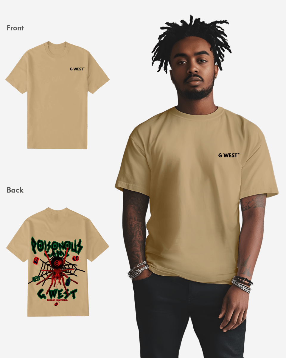 G West Regular Fit Poison Game T Shirt - G West