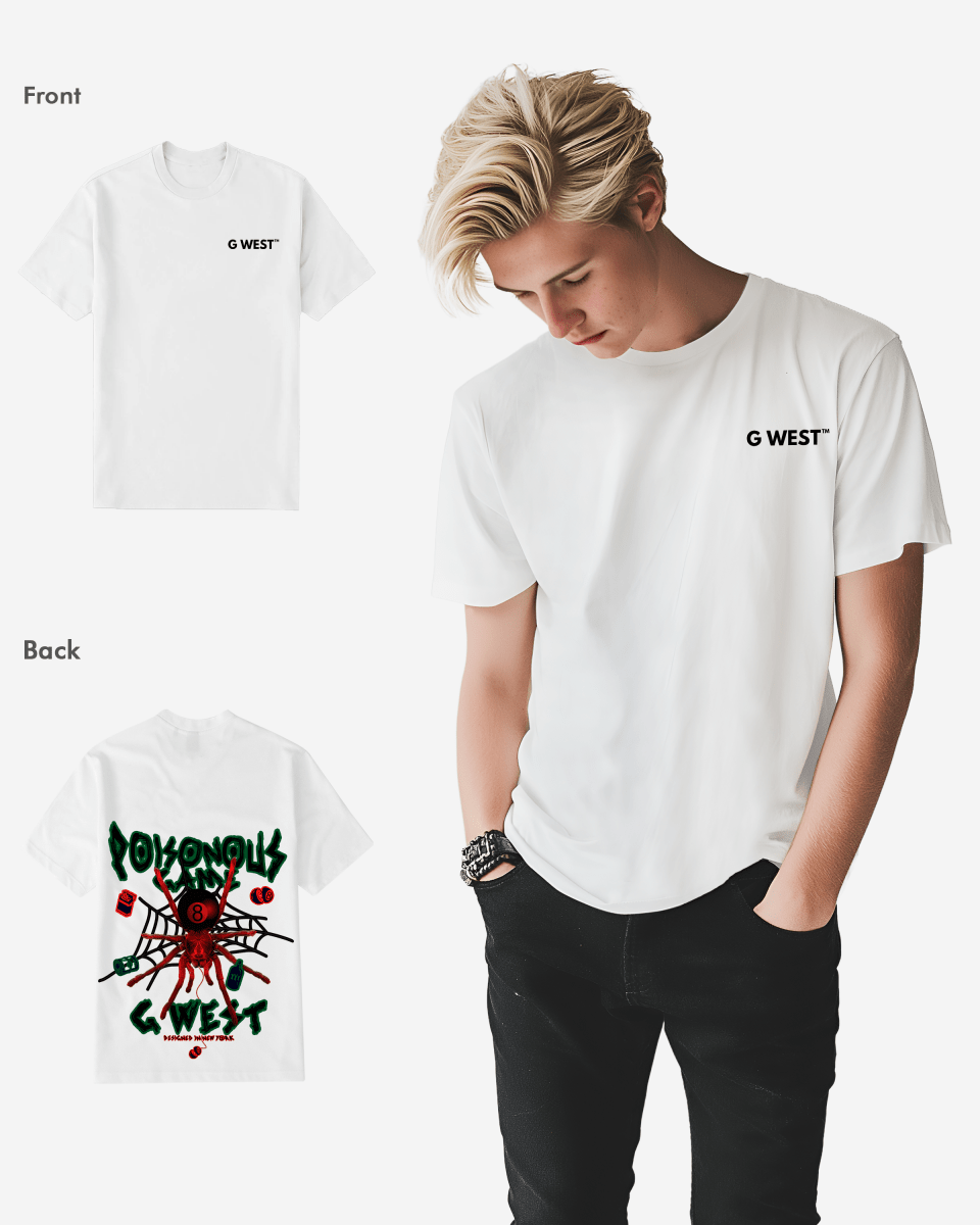 G West Regular Fit Poison Game T Shirt - G West