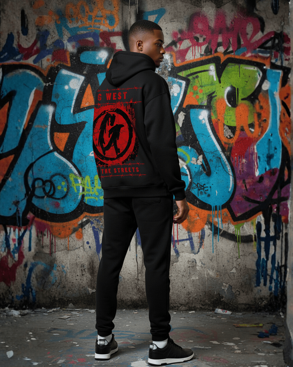 G West Rhinestone Barbed Legacy Men's Hoodie - G West