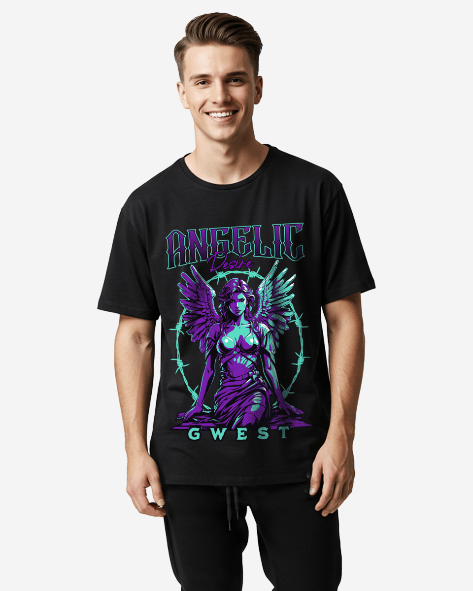 G West Rhinestone Blessing 2.0 Oversized Tee - G West