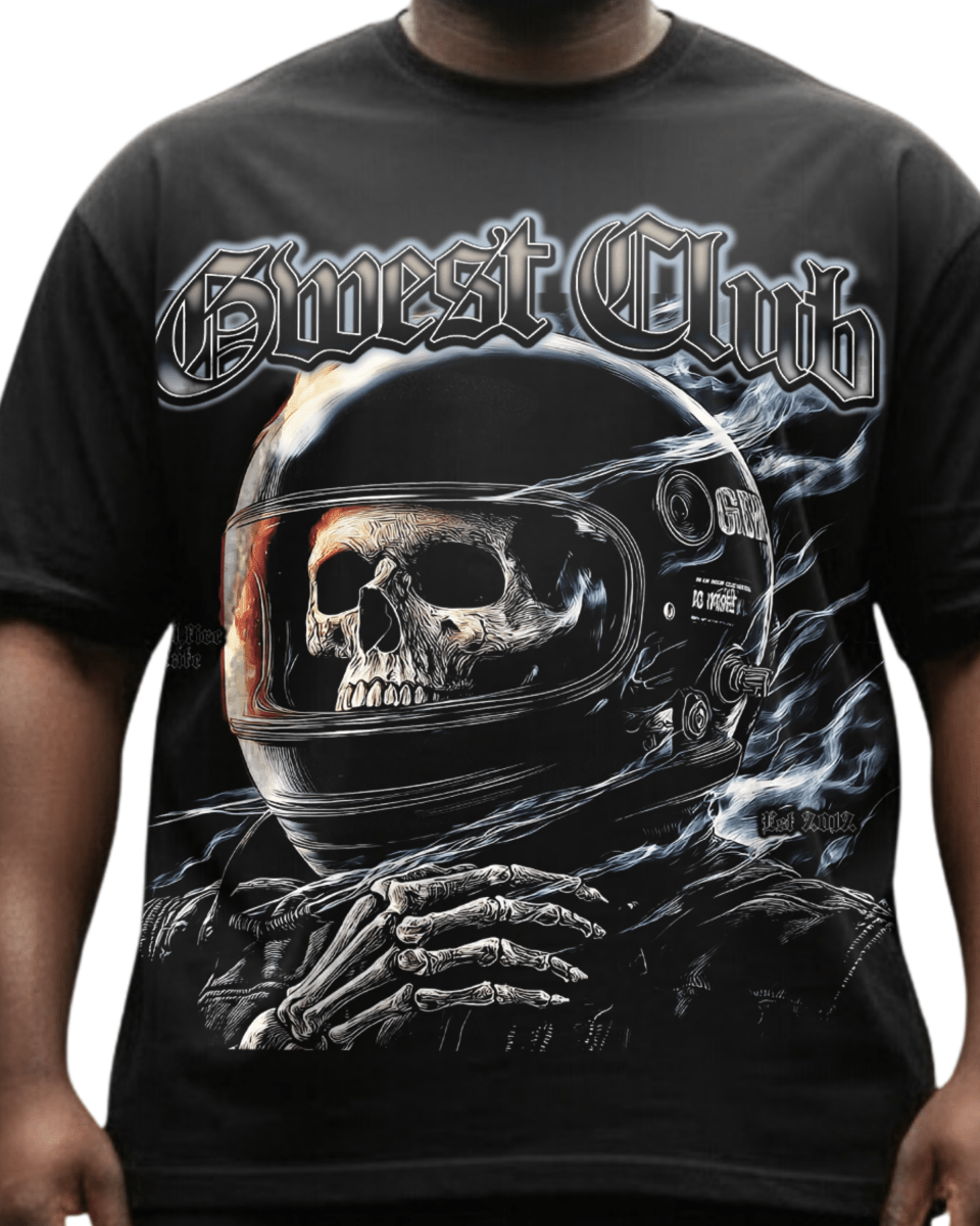 G West Rhinestone Dead Zone Cruiser Men's Big And Tall T-Shirt - G West