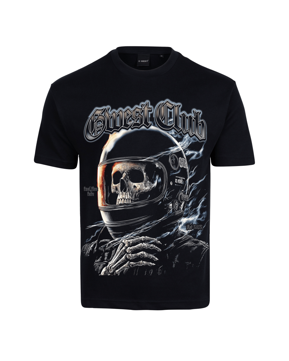 G West Rhinestone Dead Zone Cruiser Men's Big And Tall T-Shirt - G West