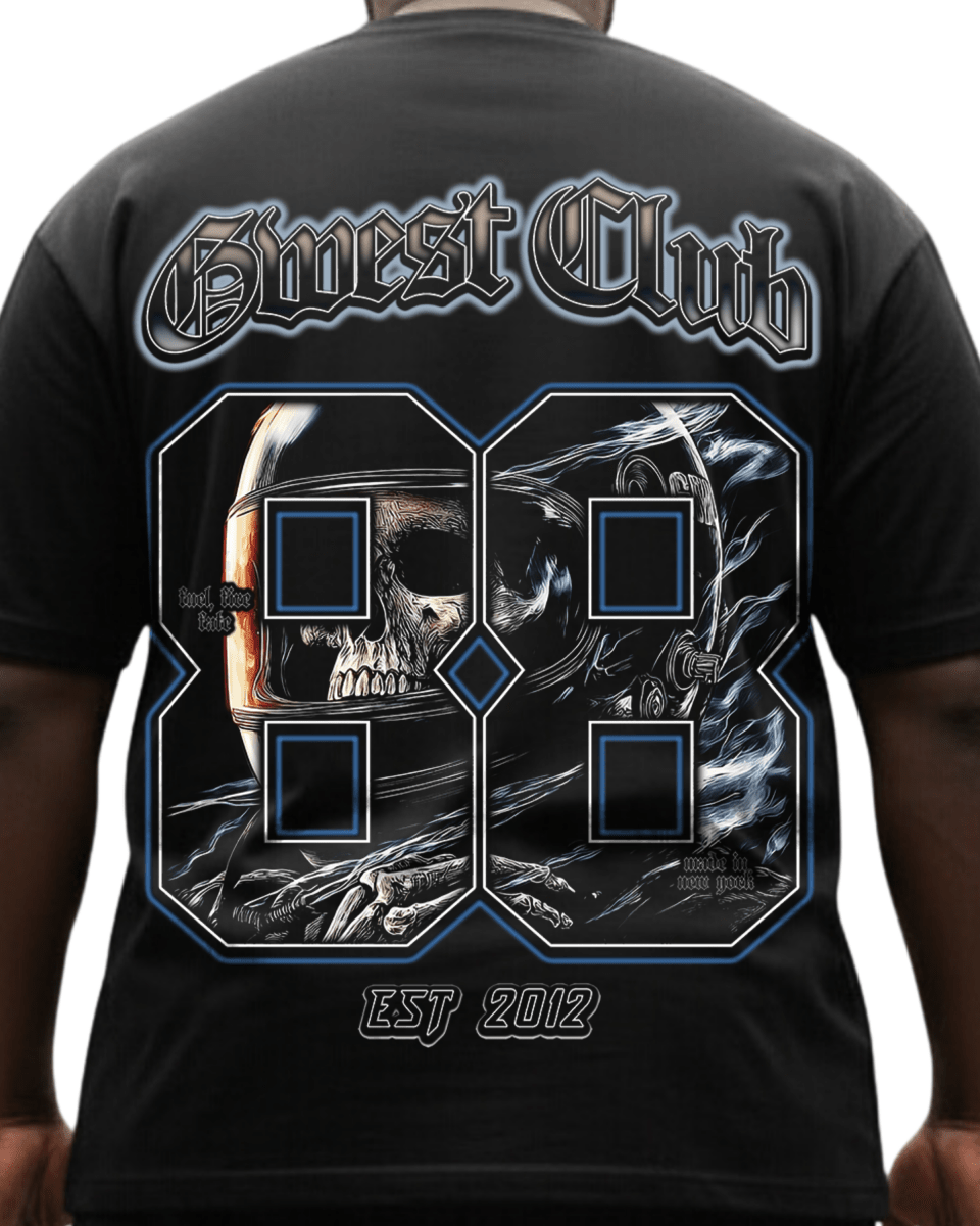 G West Rhinestone Dead Zone Cruiser Men's Big And Tall T-Shirt - G West