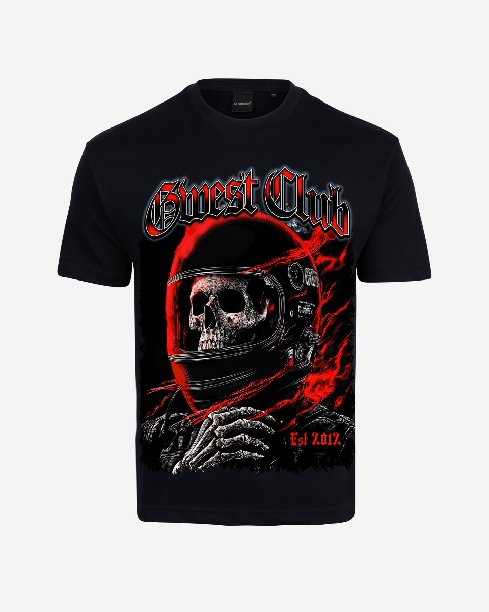 G West Rhinestone Dead Zone Cruiser Men's Big And Tall T-Shirt - G West