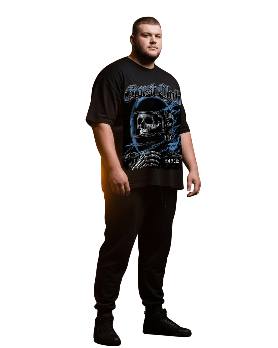 G West Rhinestone Dead Zone Cruiser Men's Big And Tall T-Shirt - G West