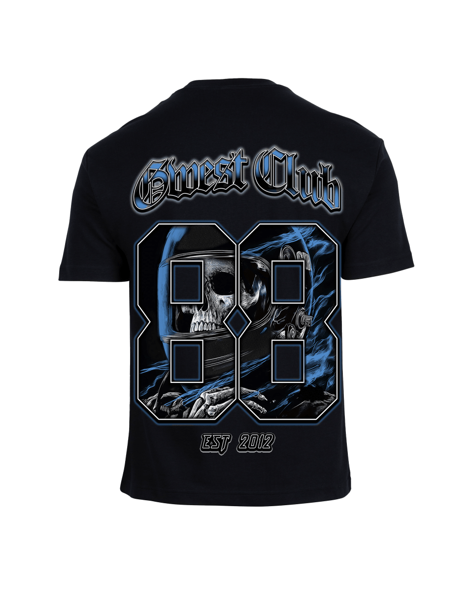 G West Rhinestone Dead Zone Cruiser Men's Big And Tall T-Shirt - G West