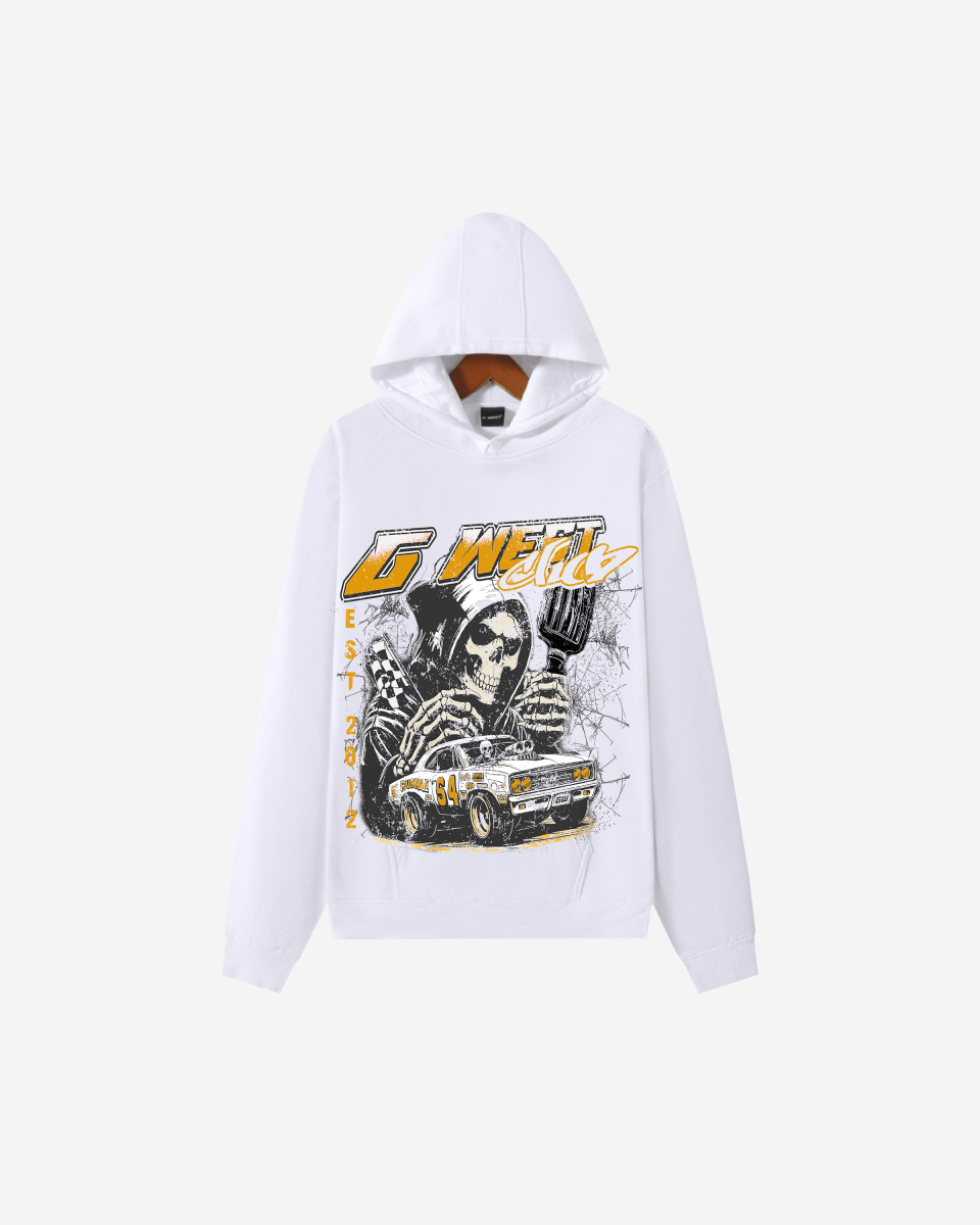 G West Rhinestone Death Drift Men's Hoodie - G West