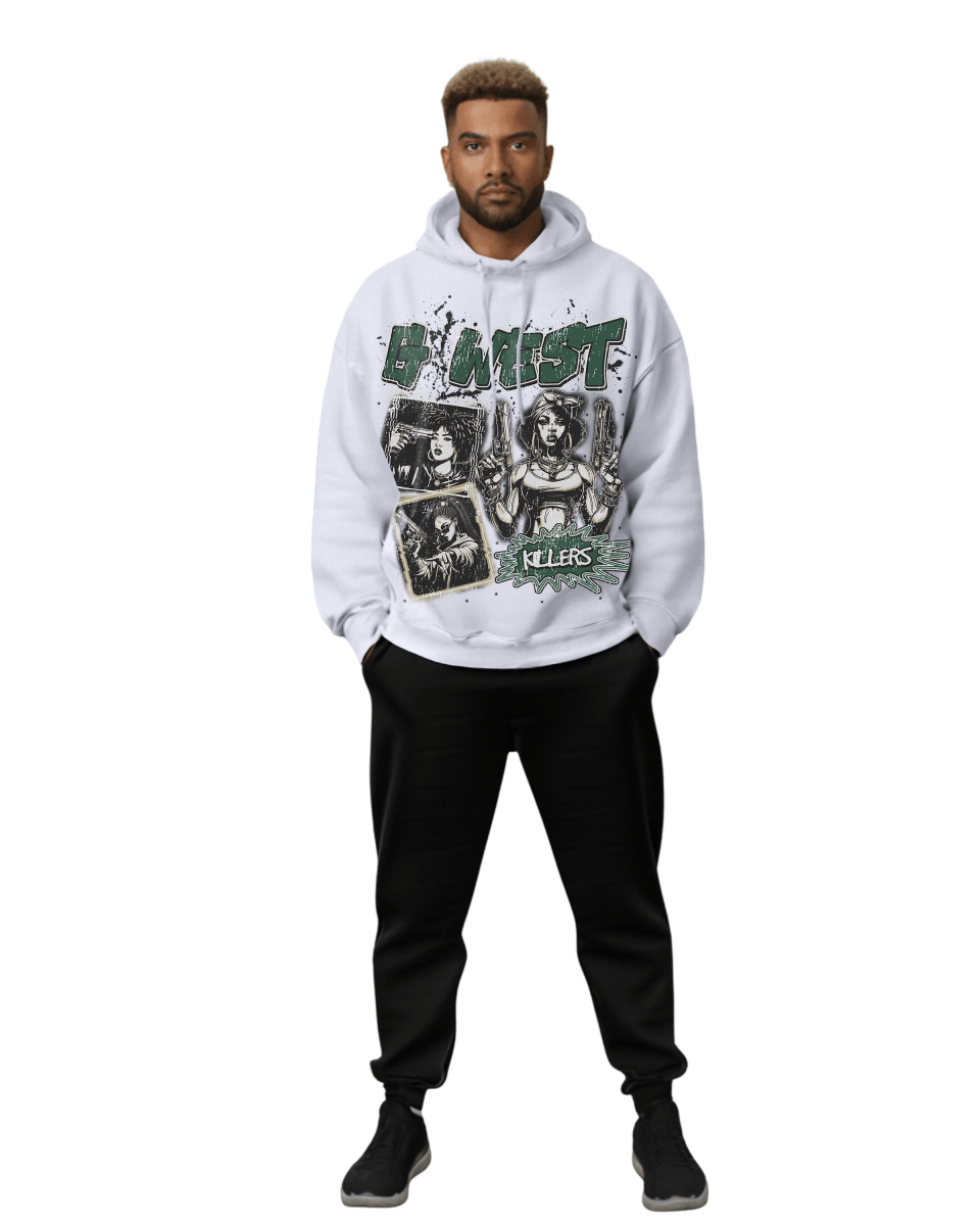 G West Rhinestone Gangsta Goddesses Men's Hoodie - G West