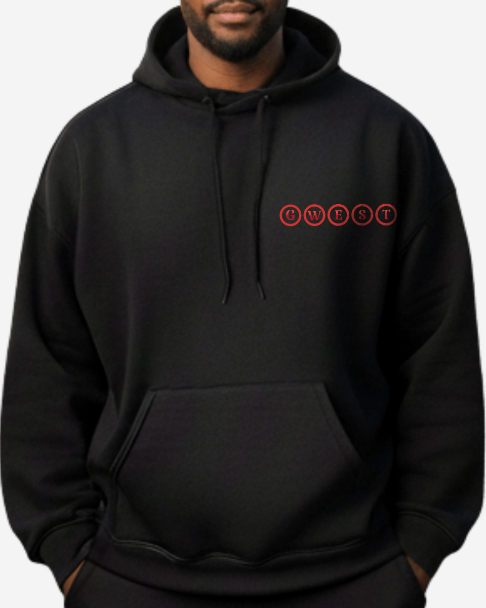 G West Rhinestone Grind Till Midnight Men's Hoodie - G West