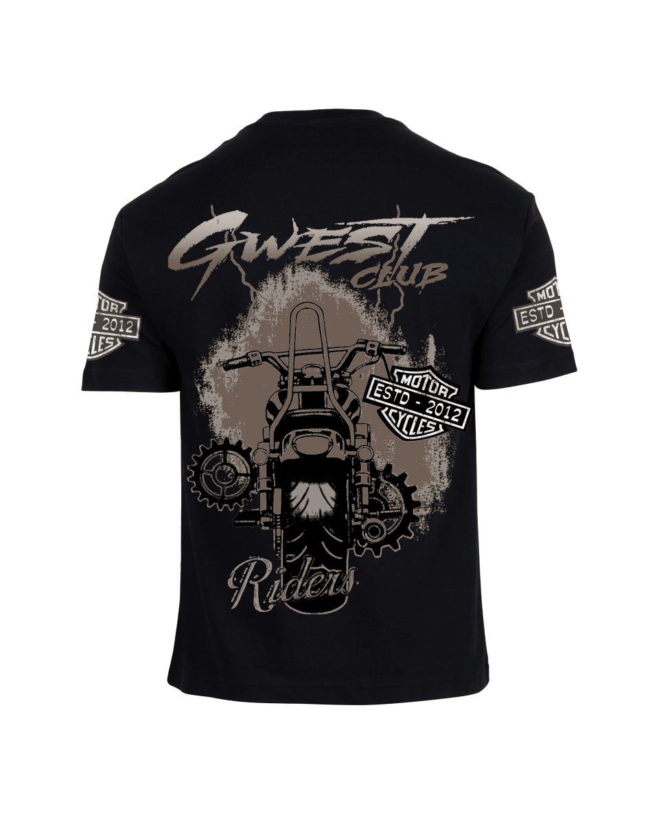 G West Rhinestone Hawkrider Men's Big And Tall T-Shirt - G West