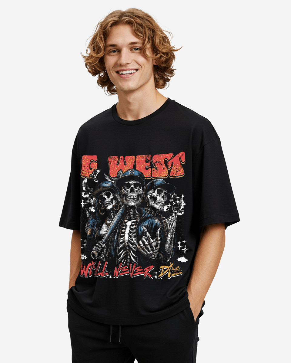 G West Rhinestone I Love My Game Oversized Tee - G West