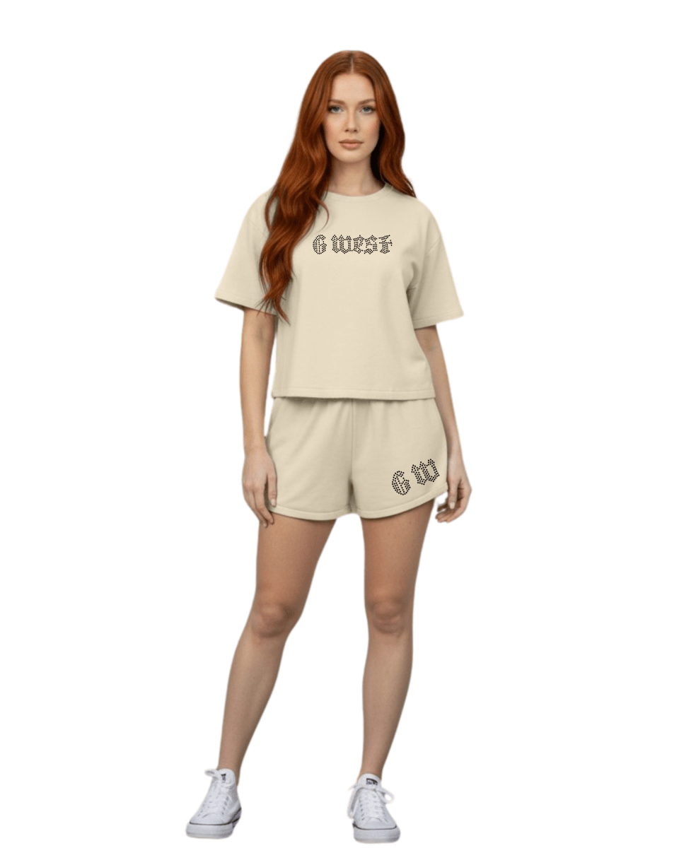G West Rhinestone Logo Women's Set - G West