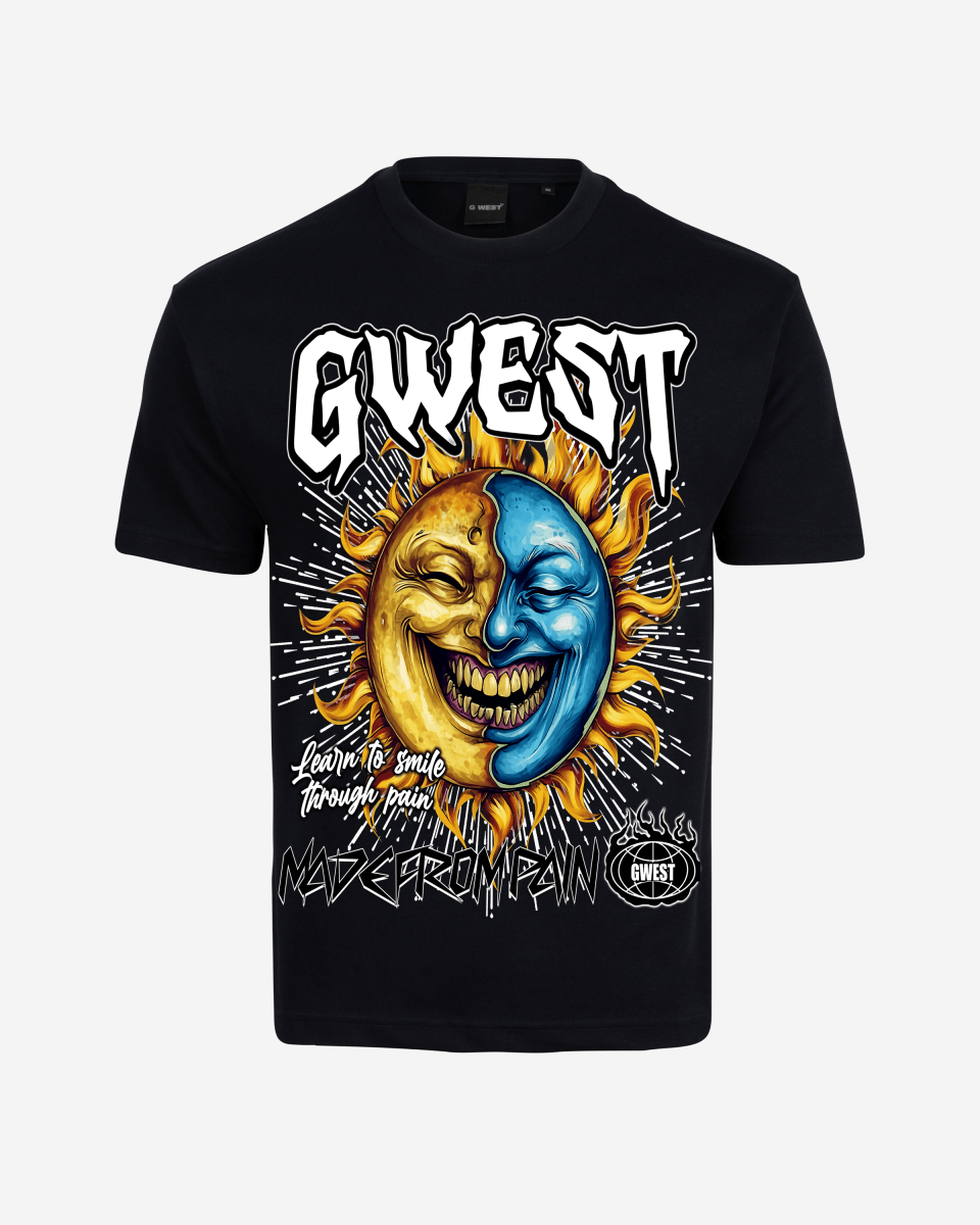 G West Rhinestone Pain & Peace Men's Big And Tall T-Shirt - G West