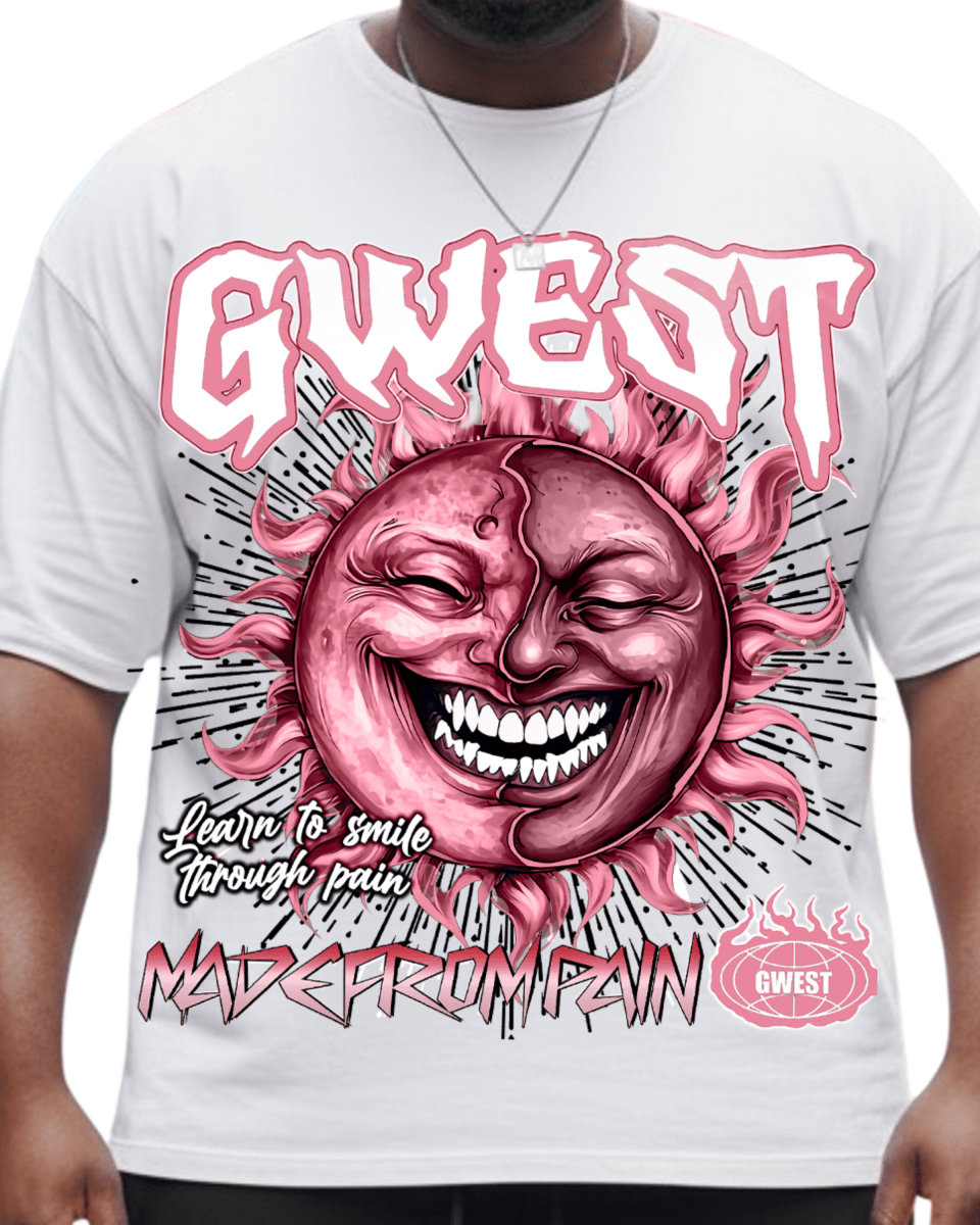 G West Rhinestone Pain & Peace Men's Big And Tall T-Shirt - G West