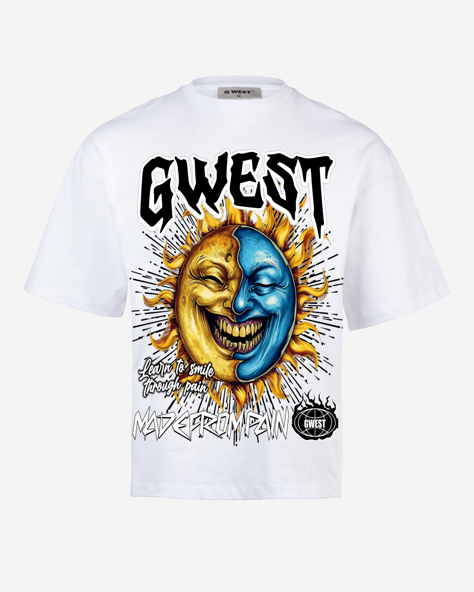 G West Rhinestone Pain & Peace Men's Big And Tall T-Shirt - G West