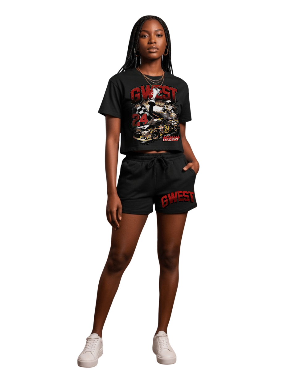 G West Rhinestone Race To The Grave Women's Set - G West