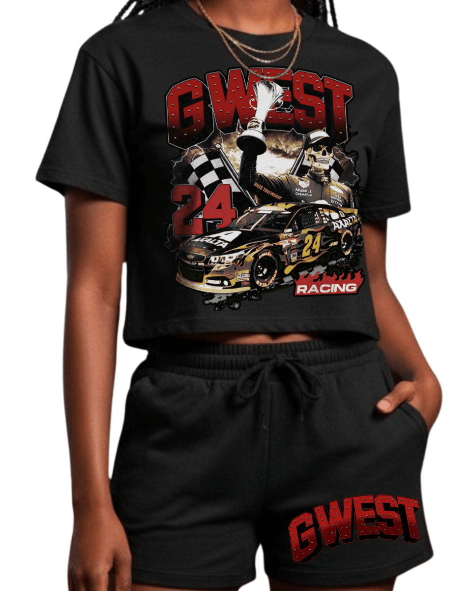 G West Rhinestone Race To The Grave Women's Set - G West