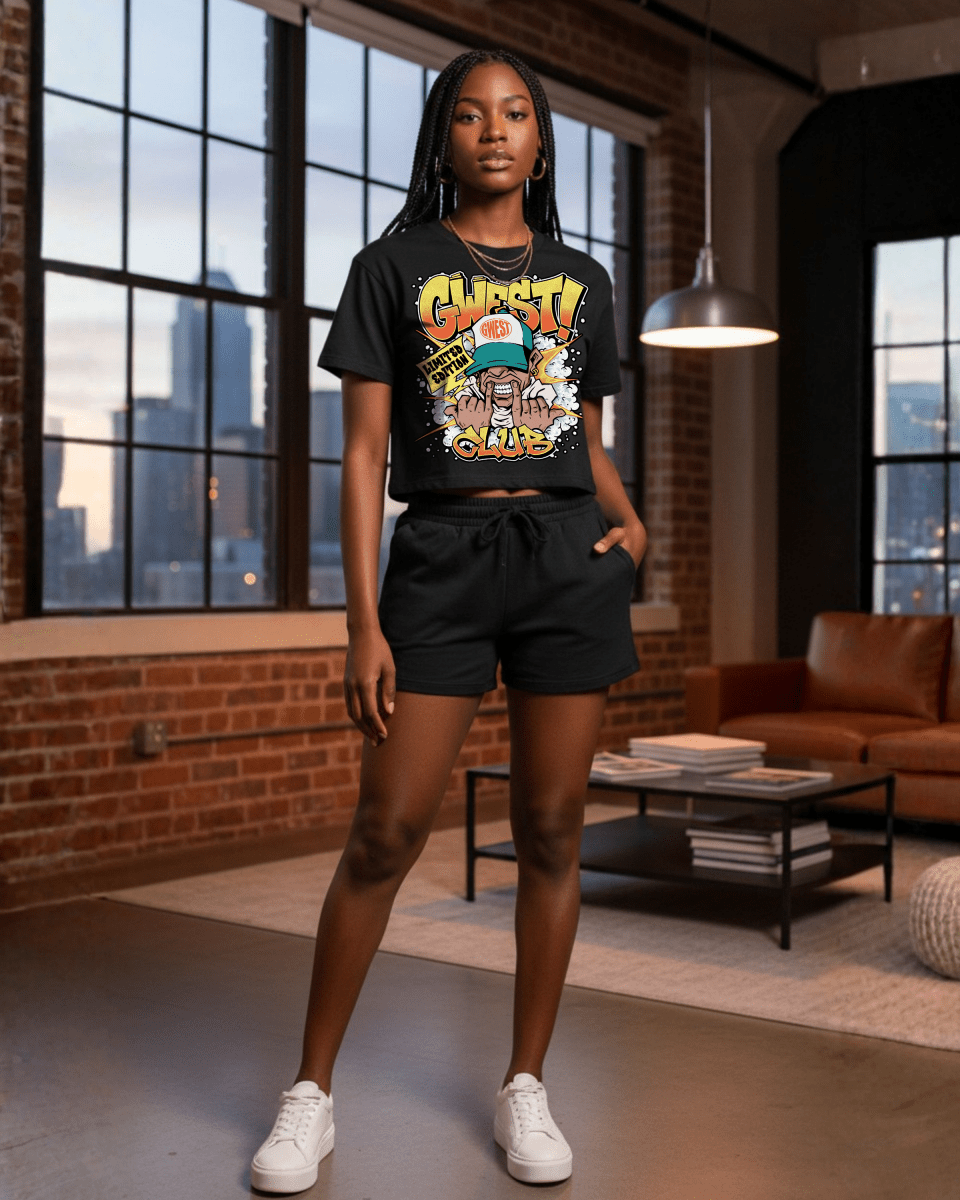 G West Rhinestone Savage Street Club Women's Set - G West