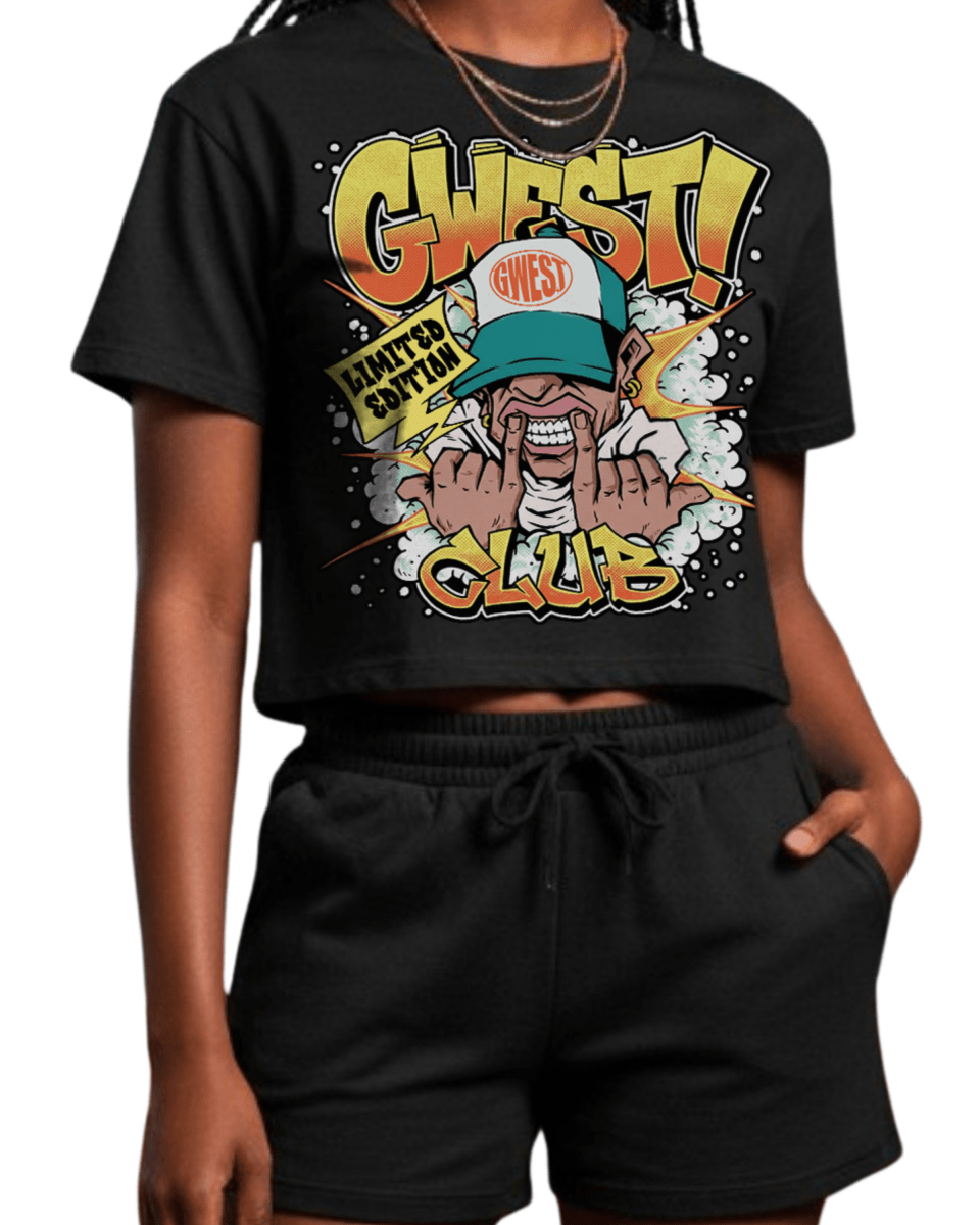 G West Rhinestone Savage Street Club Women's Set - G West