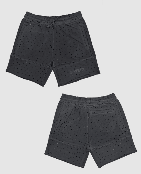 G WEST RHINESTONE SHORTS - G West