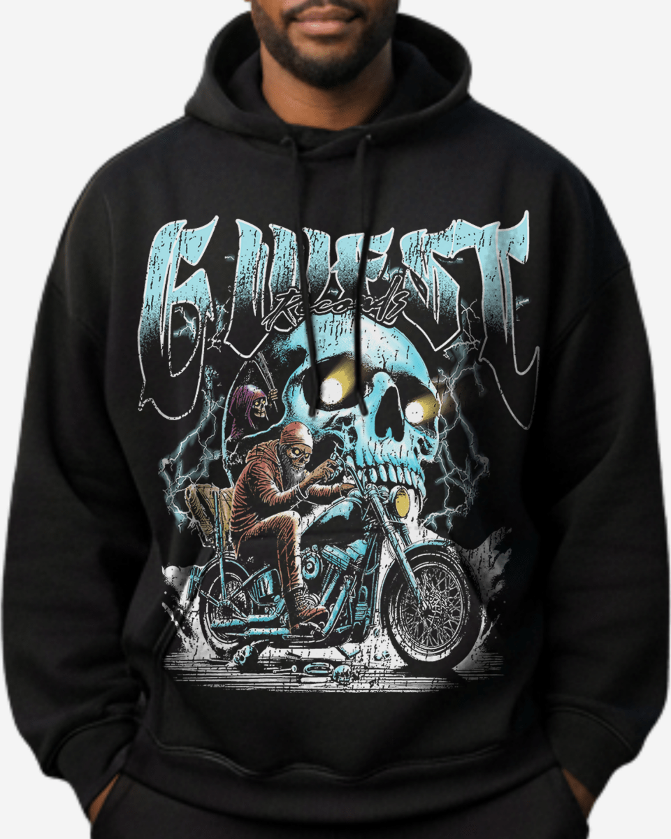 G West Rhinestone Soul Rider Men's Hoodie - G West