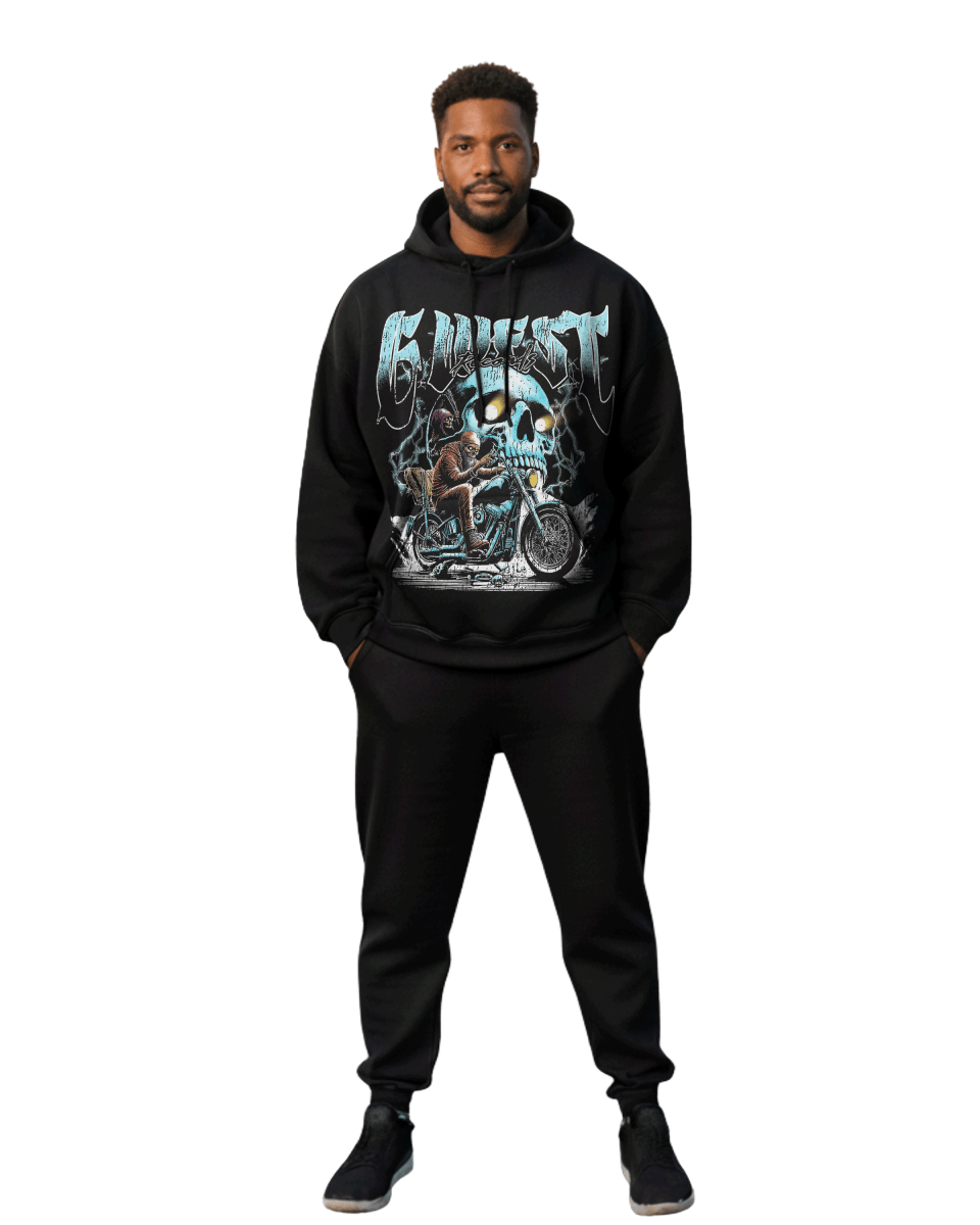 G West Rhinestone Soul Rider Men's Hoodie - G West