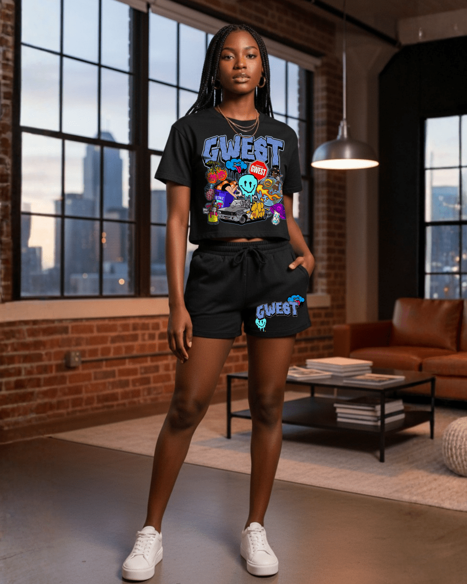 G West Rhinestone Street Riot Women's Set - G West