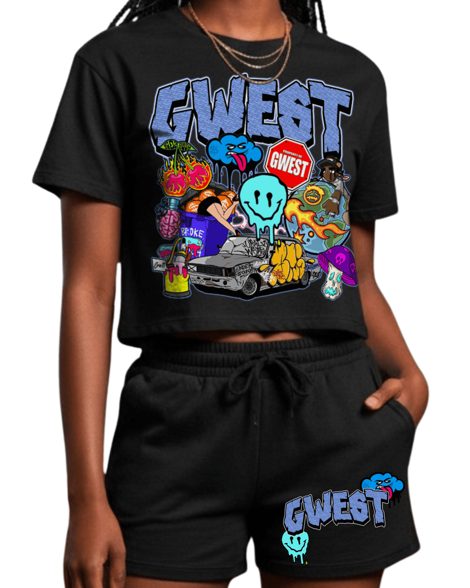 G West Rhinestone Street Riot Women's Set - G West