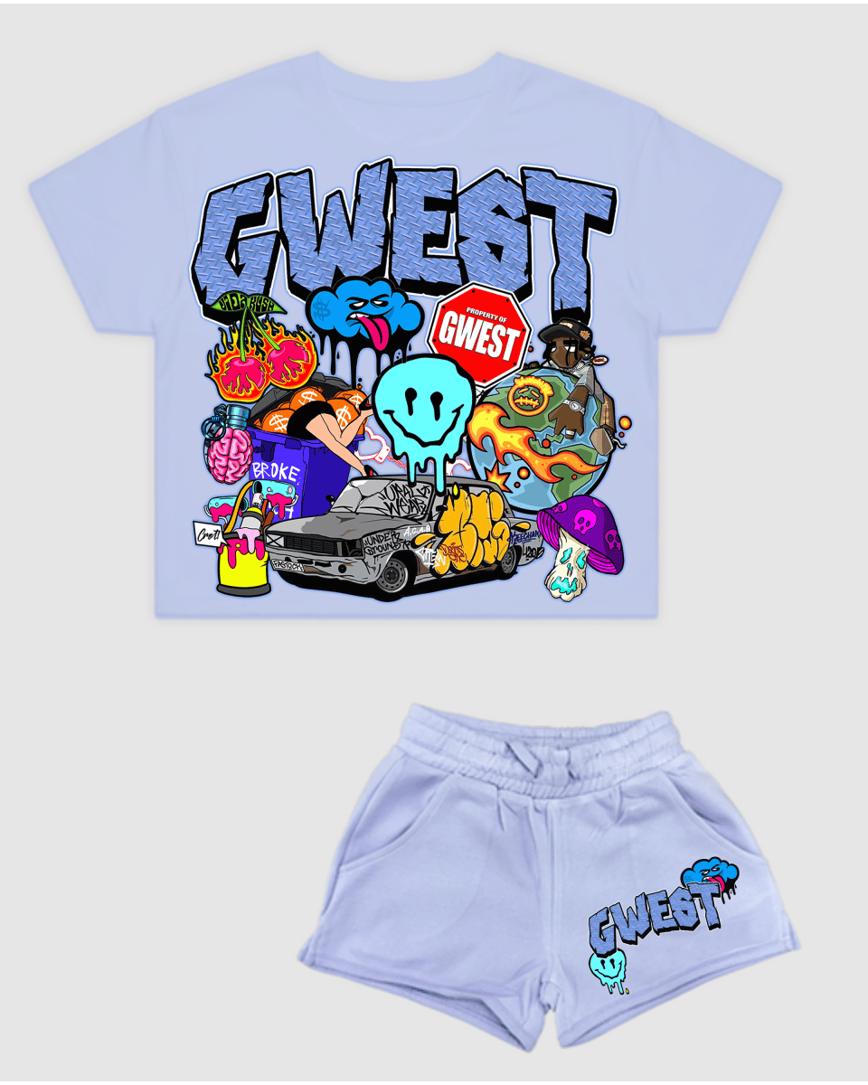 G West Rhinestone Street Riot Women's Set - G West
