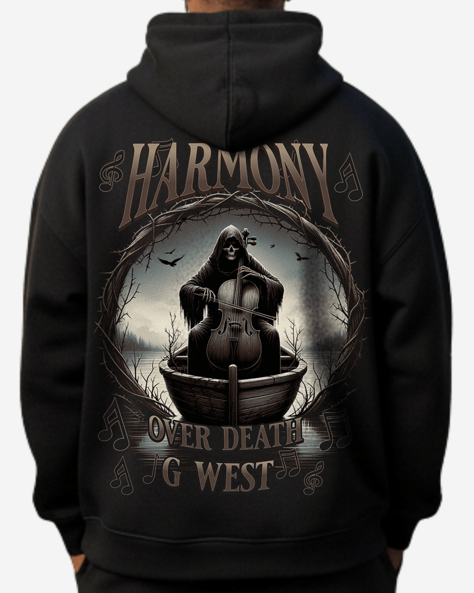 G West Rhinestone Symphony Of Shadows Men's Hoodie - G West