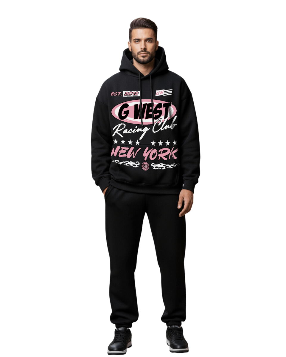 G West Rhinestone Urban Genesis Men's Hoodie - G West