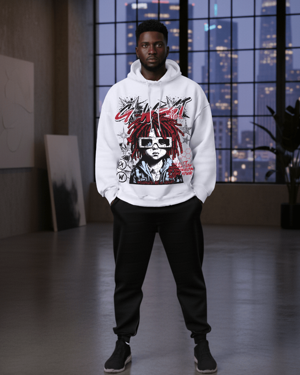 G West Rhinestone Urban Genesis Men's Hoodie - G West