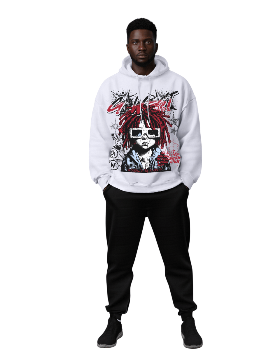 G West Rhinestone Urban Genesis Men's Hoodie - G West