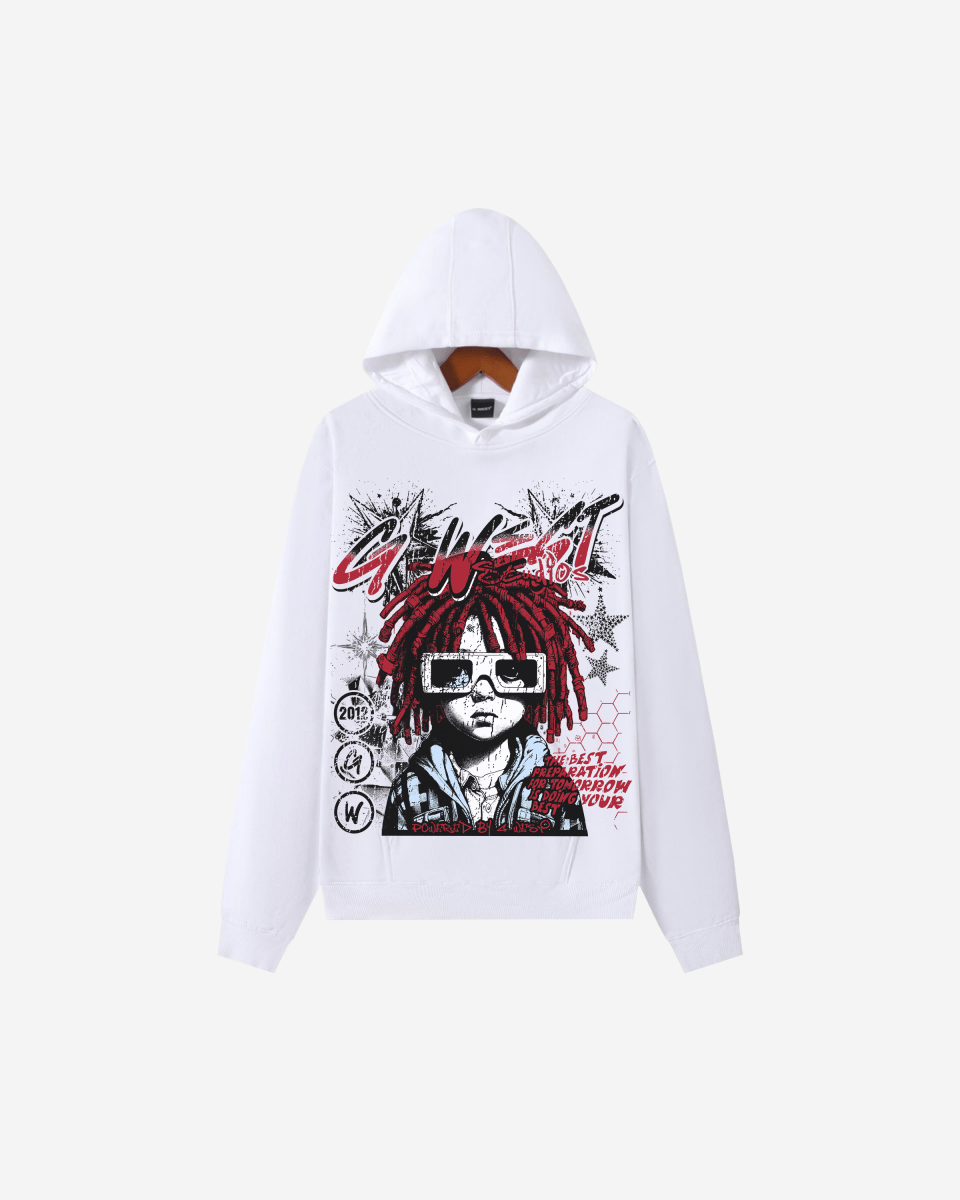 G West Rhinestone Urban Genesis Men's Hoodie - G West