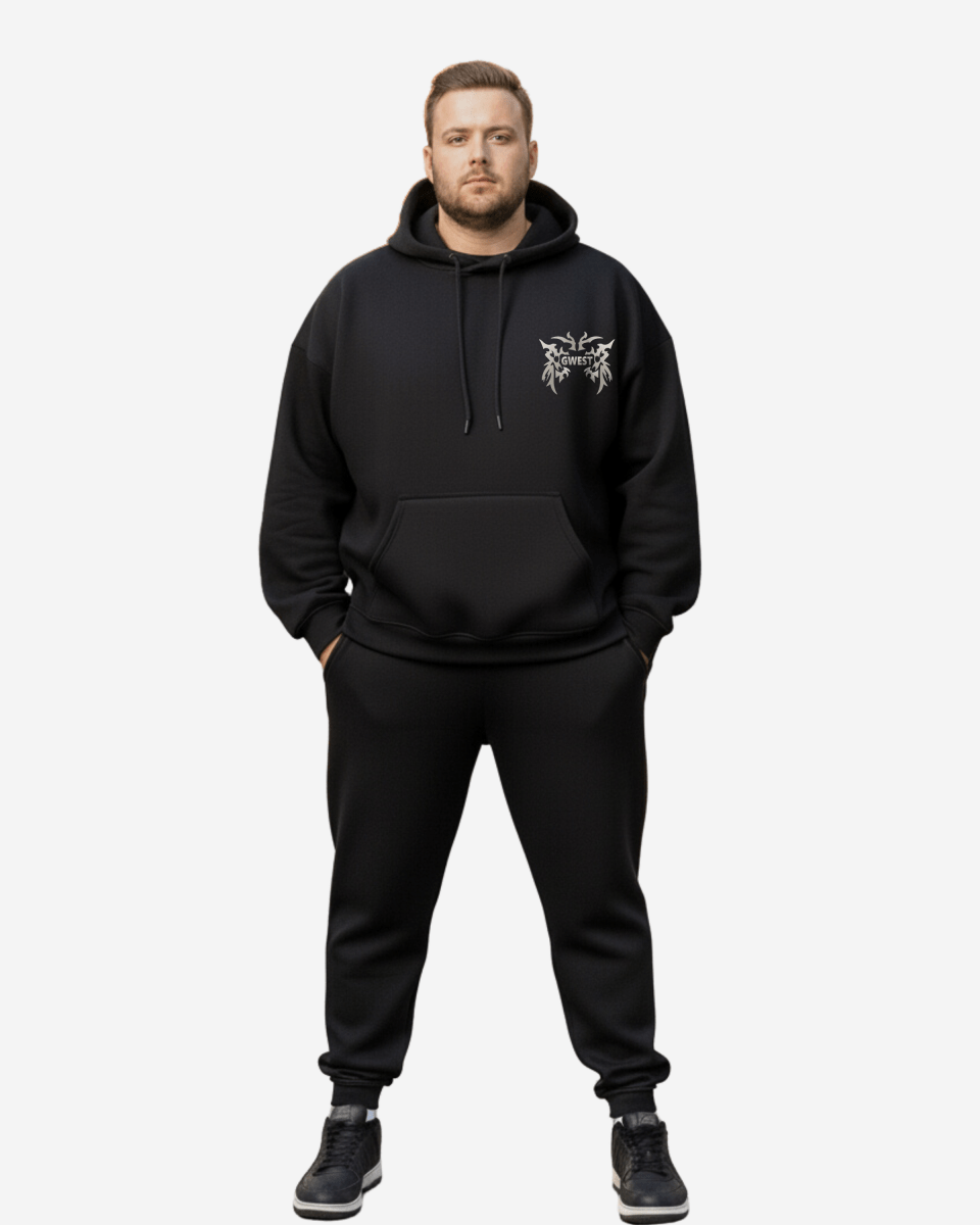 G West Rhinestone Venom Crest Big And Tall Hoodie - G West